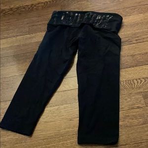 Victoria’s Secret Yoga Pant cropped fold over band